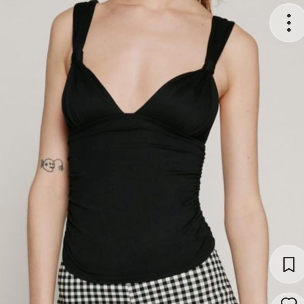 Kimchi blue black tank top